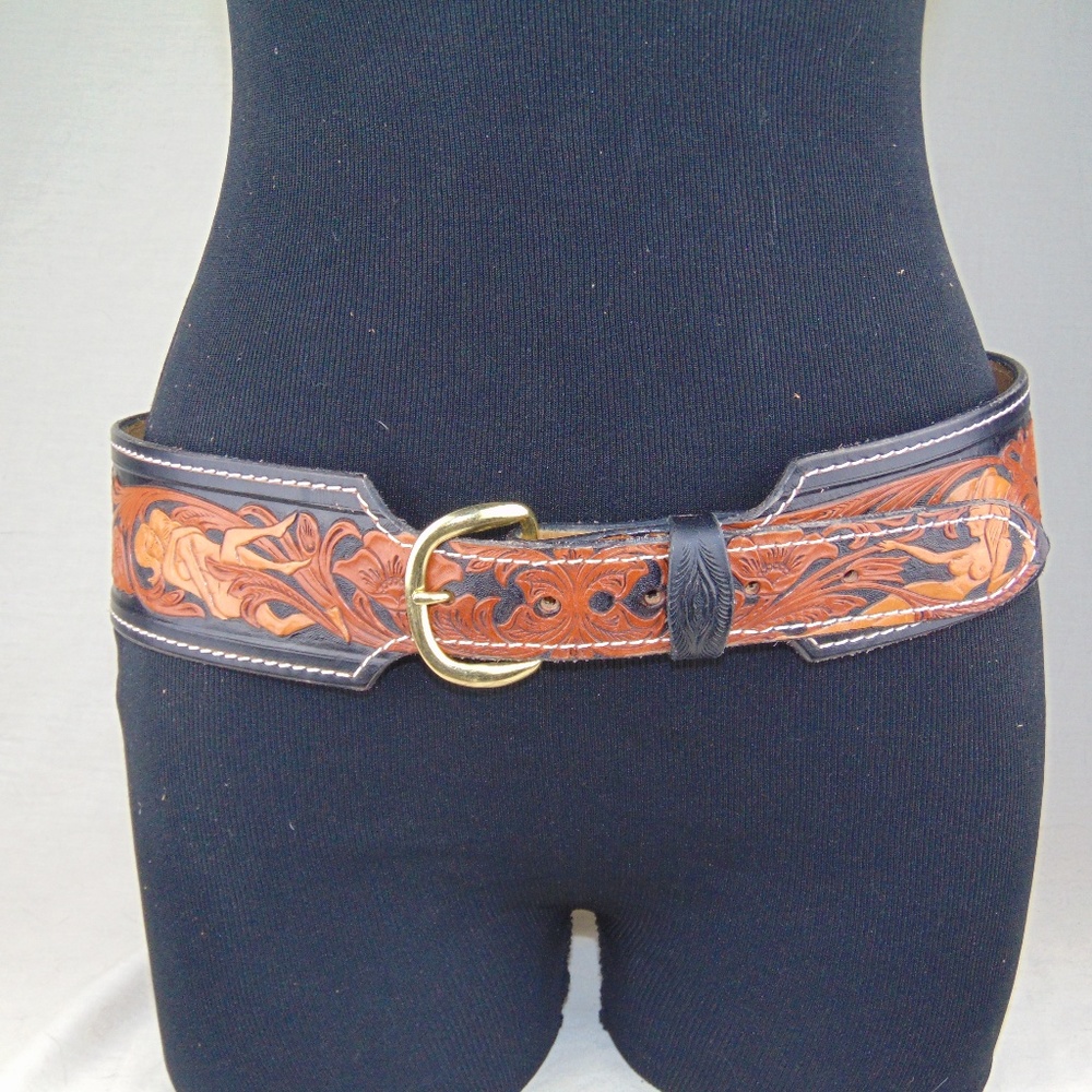 Leather Sash Belt